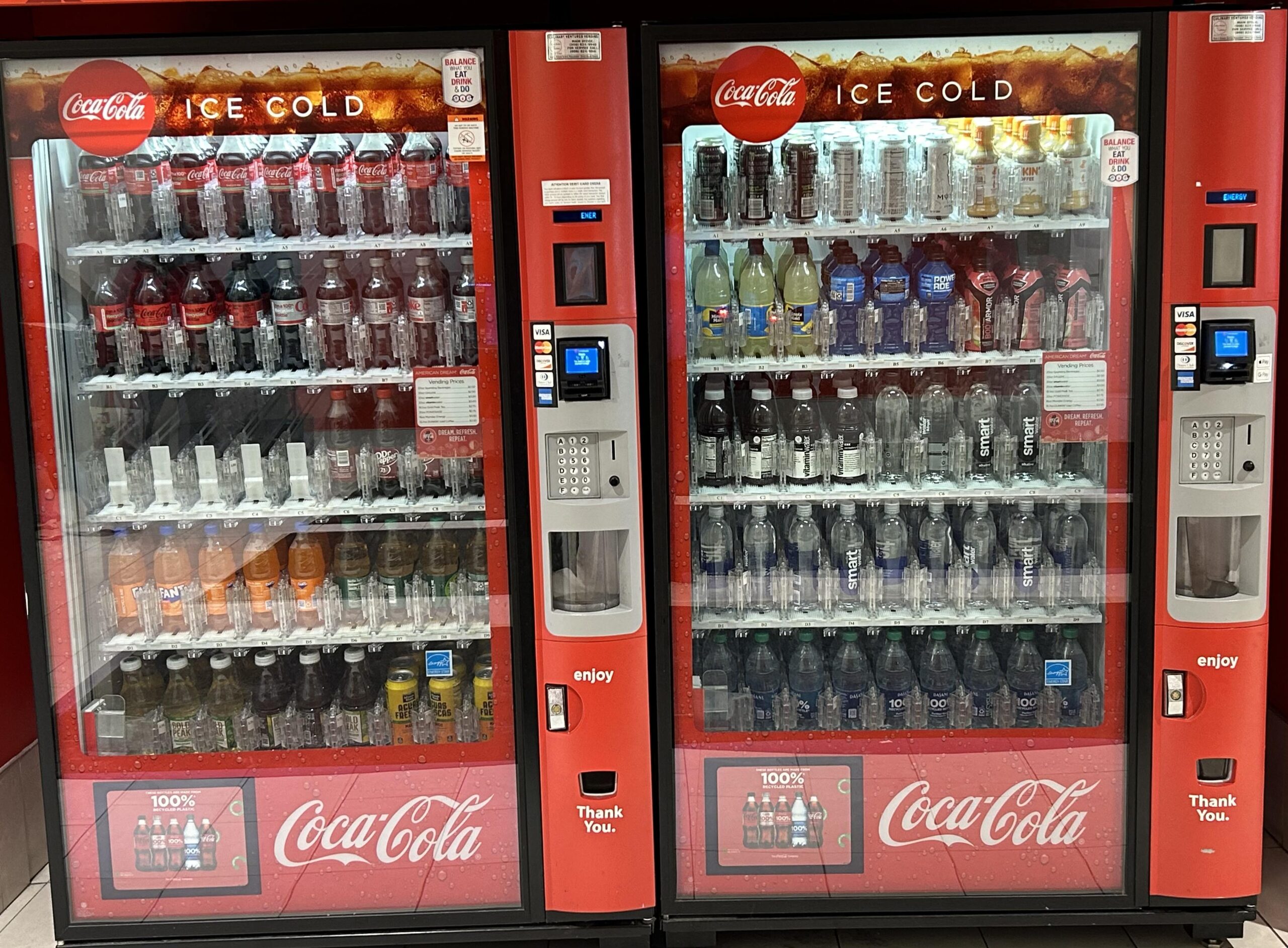 vending service installation of a coca-cola vending machine in Florida
